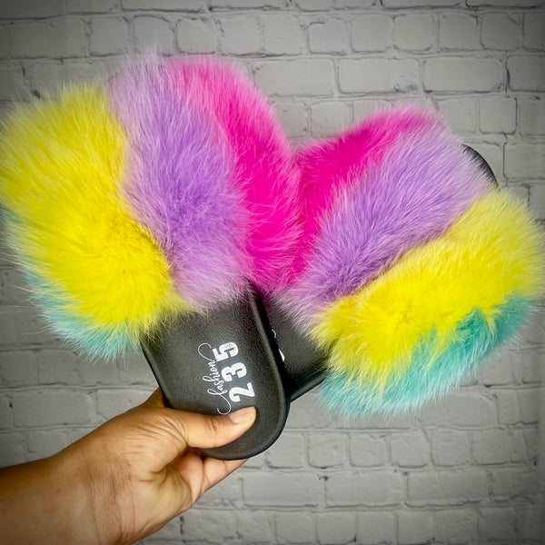 Sorbet Fur slides Adult size Full coverage Fashion 235