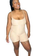 Load image into Gallery viewer, Tan Bodycon Romper
