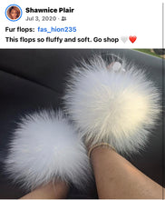 Load image into Gallery viewer, Ice Fur slides- Adult size (Full coverage)
