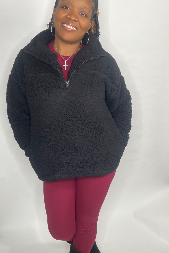 Sherpa Fleece Pullover