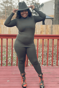 Turtleneck Legging Set