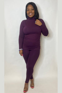 Turtleneck Legging Set